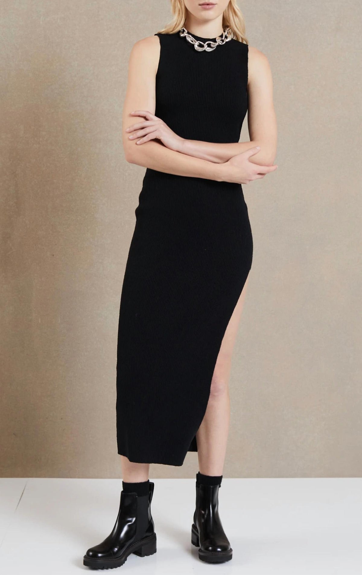 ANOUK KNIT MIDI DRESS