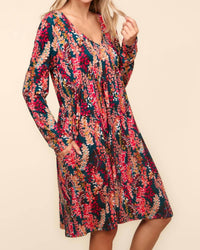 Haptics - Floral Babydoll Dress