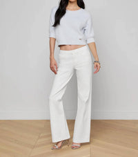 L'Agence - Joanne Low-rise Wide Leg Jeans