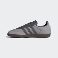 adidas Men's Samba Og Suede Crochet Detail Low Top Casual Sneakers in glory grey charcoal gum - men's sneaker - view 4