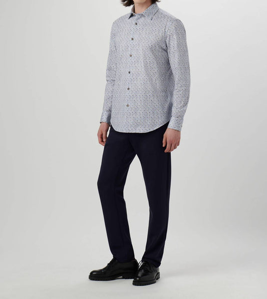 Bugatchi Uomo - Medalion 6 Way Stretch Long Sleeve Shirt
