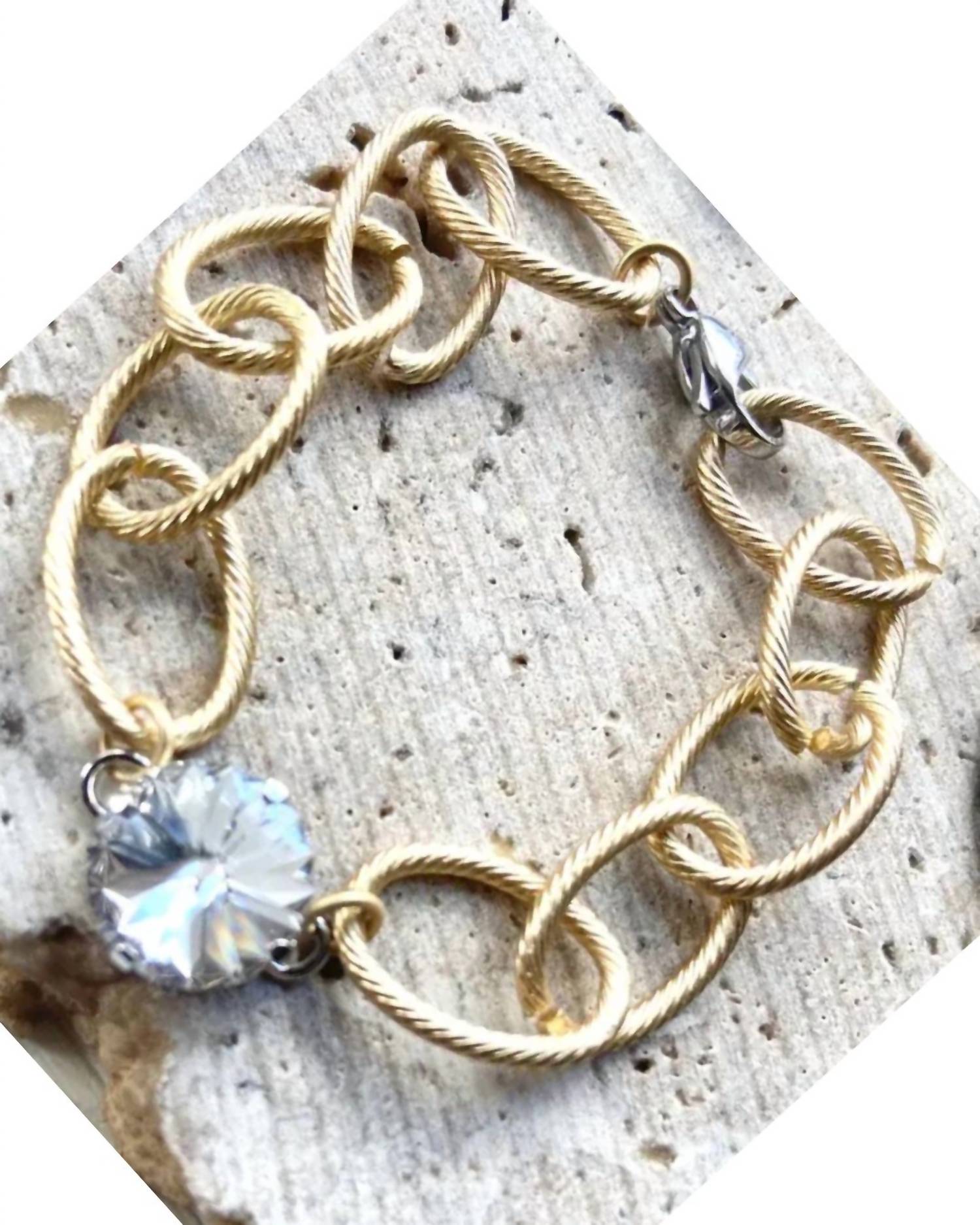 Vb & Co. - Women's Swarovski Chunky Bracelet