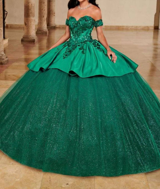 La Reina By Rachel Allan - Corset Style Vibrant Dress