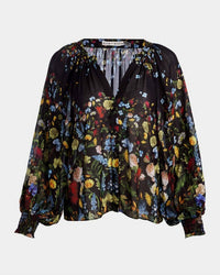 Alice + Olivia - Thalia Long Sleeve Button Down Blouse