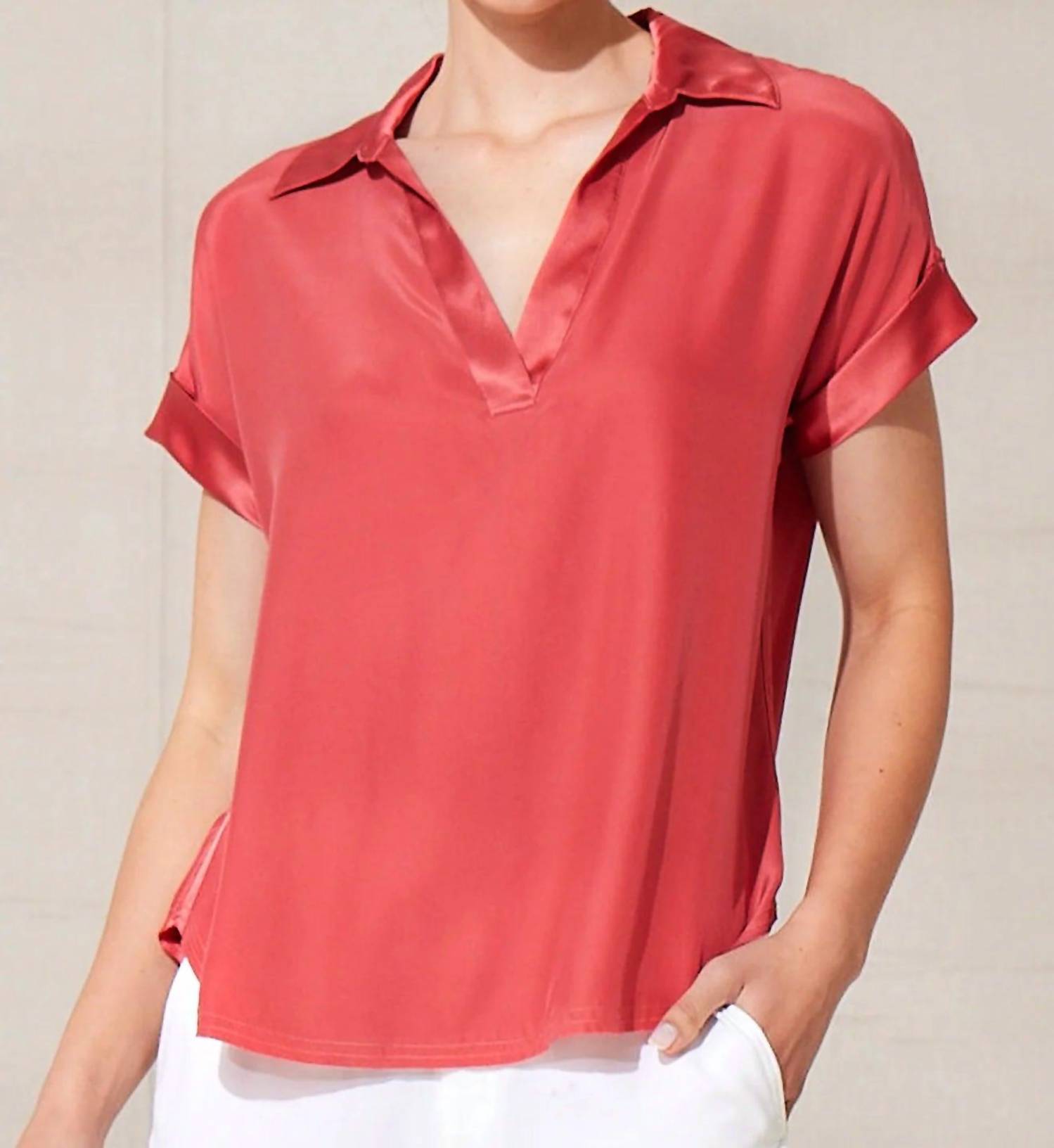 Go By Go Silk - Polo Top