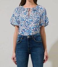 Sugarlips - Shaun Puff Sleeve Blouse