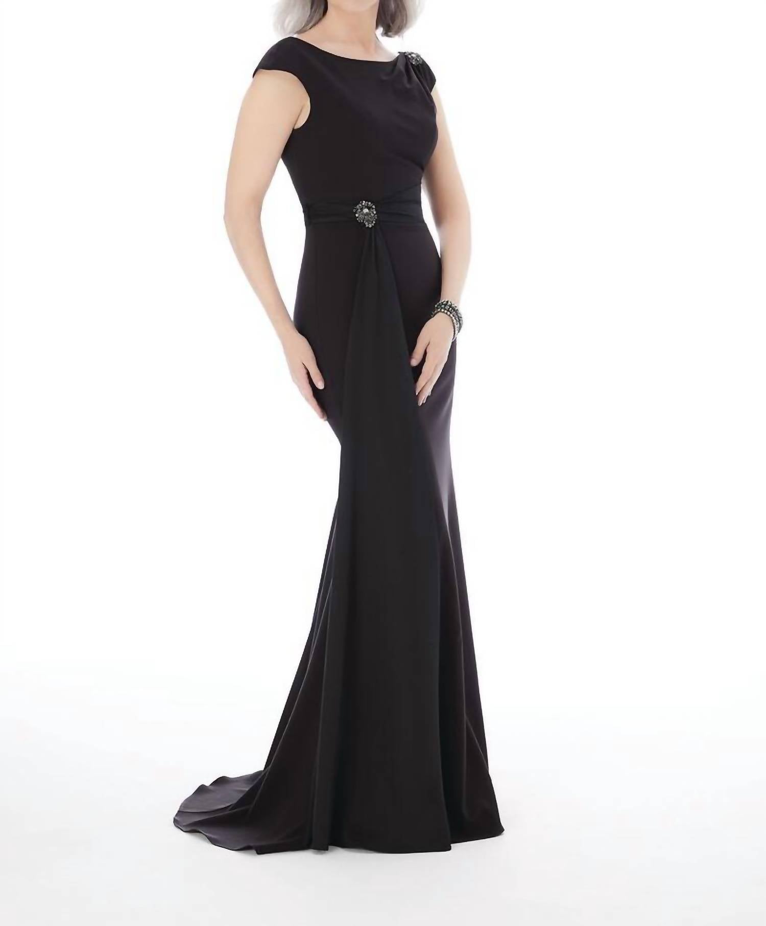 Morilee - Stretch Crepe Evening Gown
