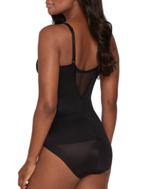 Miraclesuit Sexy Sheer Shaping Cami in black - women's shirt - detail view