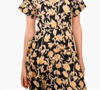 Ulla Johnson - Nadya Short Sleeve Midi Dress