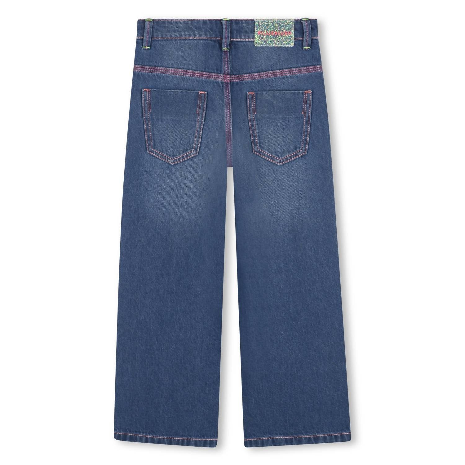 Billieblush - Girls Baggy Denim Pants With Hearts