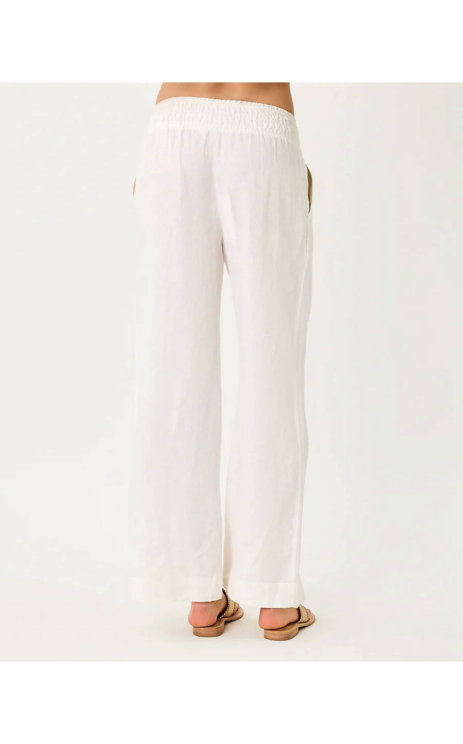 Lilly Pulitzer - Mirabella Linen Palazzo Pants