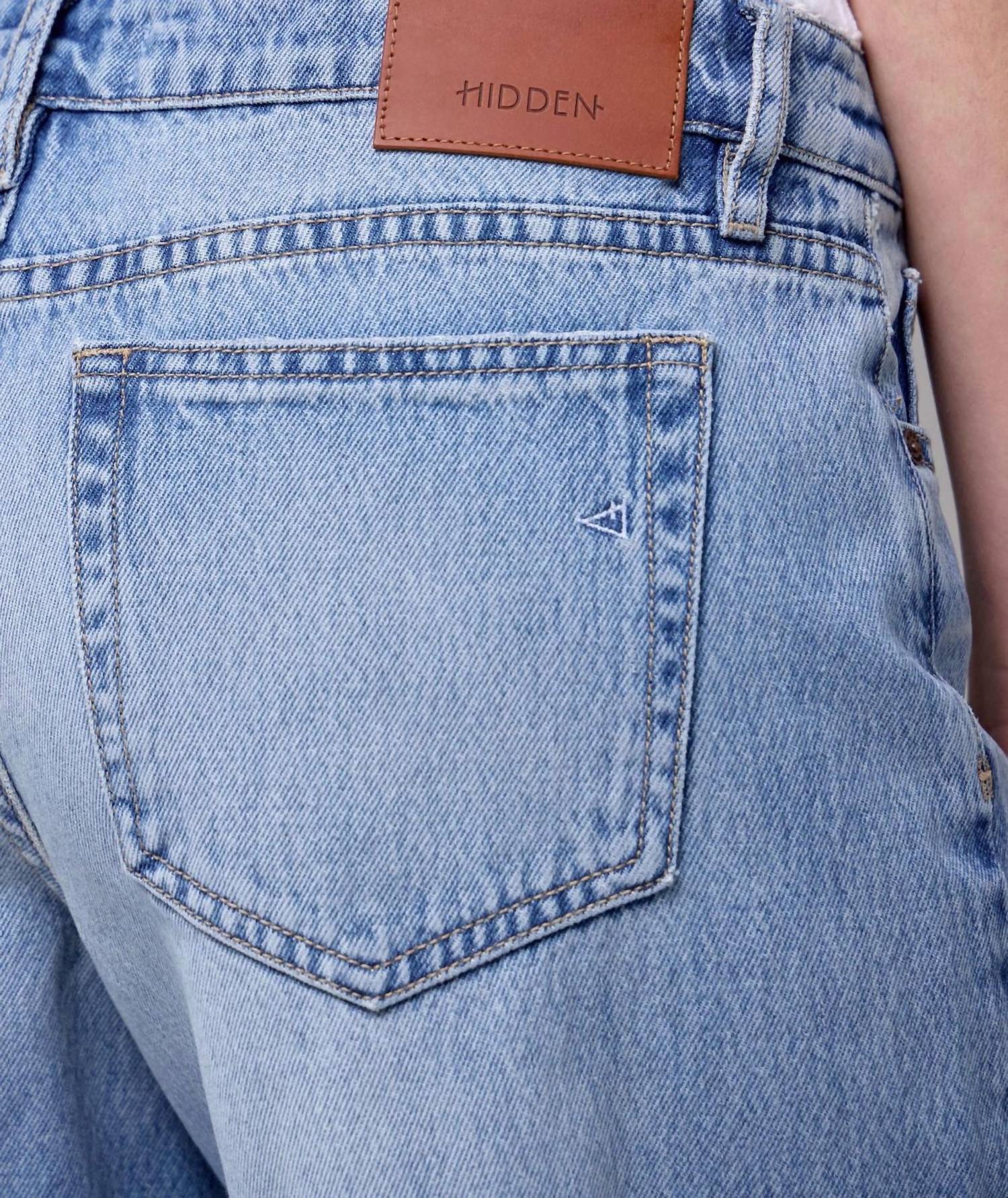 Hidden - Nori Mid Rise Wide Leg Jeans