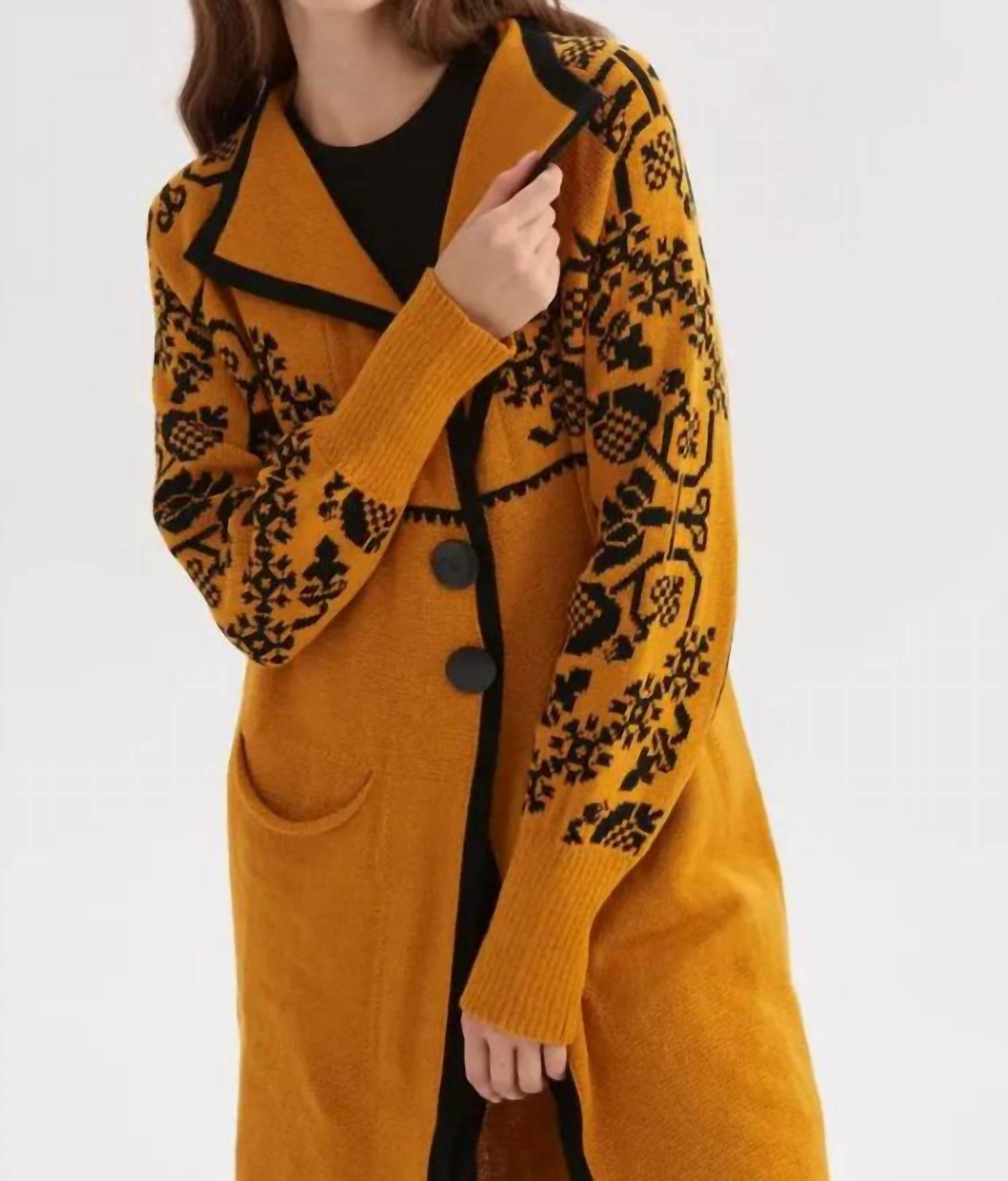 Handmade Originals Ukraine - Knitted Long Sleeve Cardigan