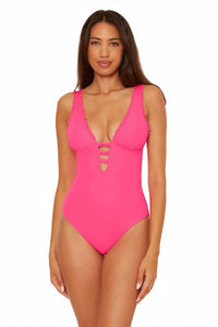 Becca - Frills Plunge One Piece