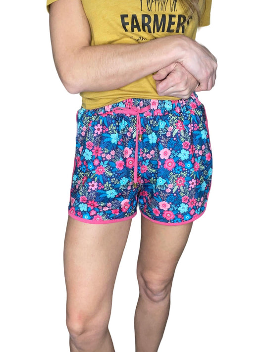 Jess Lea - Women's Watch Me Bloom Floral Everyday Shorts