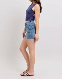 Judy Blue - High Waist Tummy Control Double Waistband Shorts