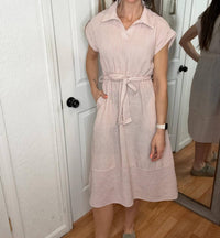 Haptics - Raeann Collared Midi Dress