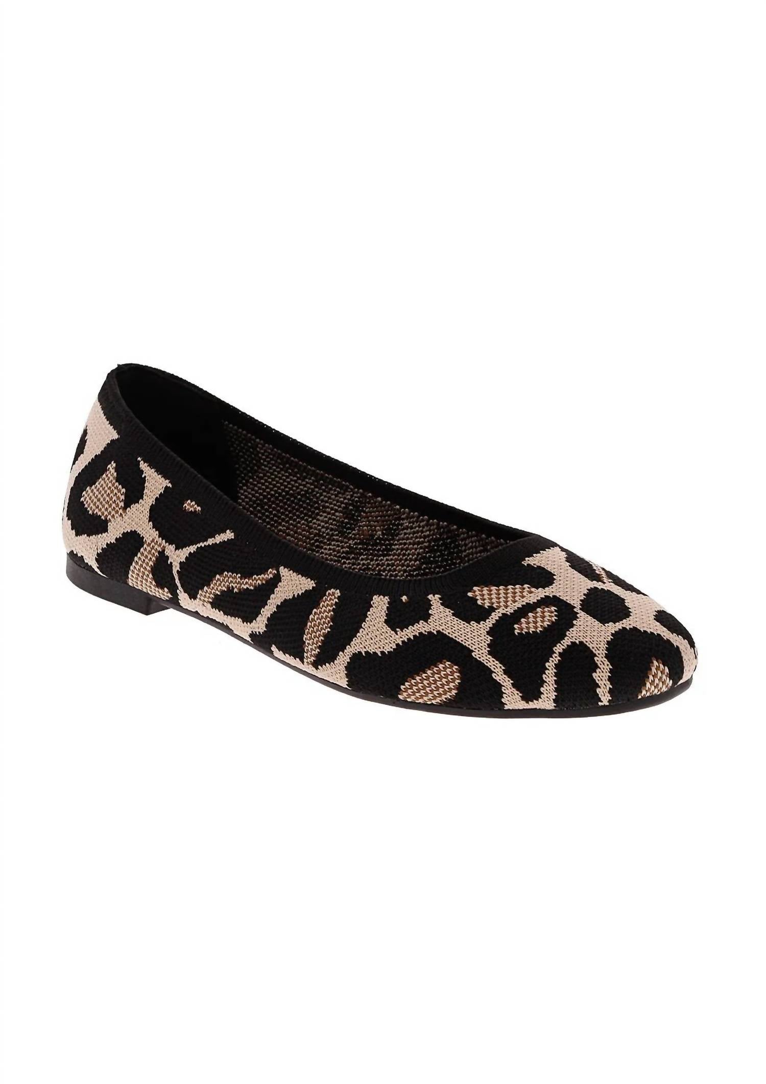 MIA Women's Brendy Flat Shoes in leopard print - women's flats - view 4