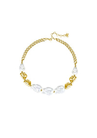 Classicharms - Women's Pearl Statement Necklace