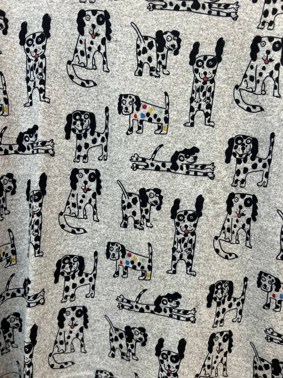 Shana Apparel - Women's Fleece Spotted-dog Tee