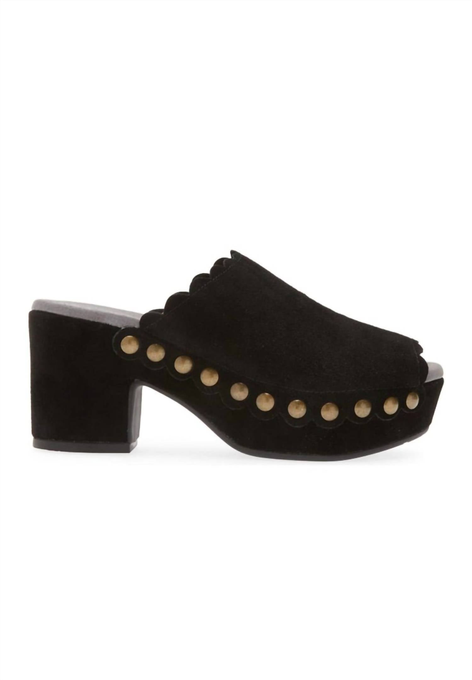 CHOCOLAT BLU Women's Genessis platform clog in black - women's shoe - view 4