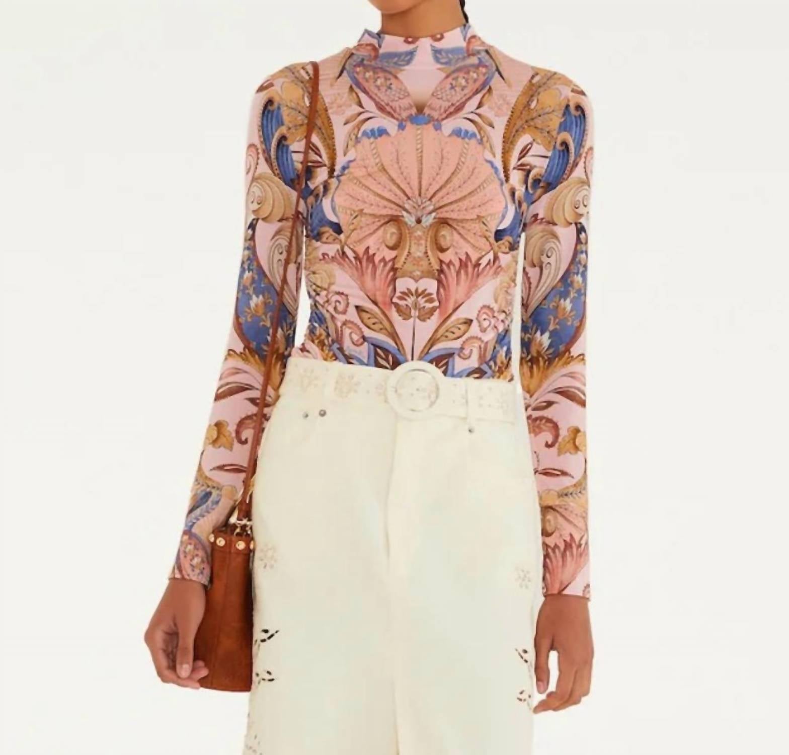 Farm Rio - Sea Garden Jersey Top