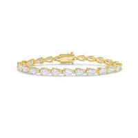Diana M Jewels - Women's Pear Lab-Grown Diamond Jewelry Bracelet (56.00 Ct) - Signature