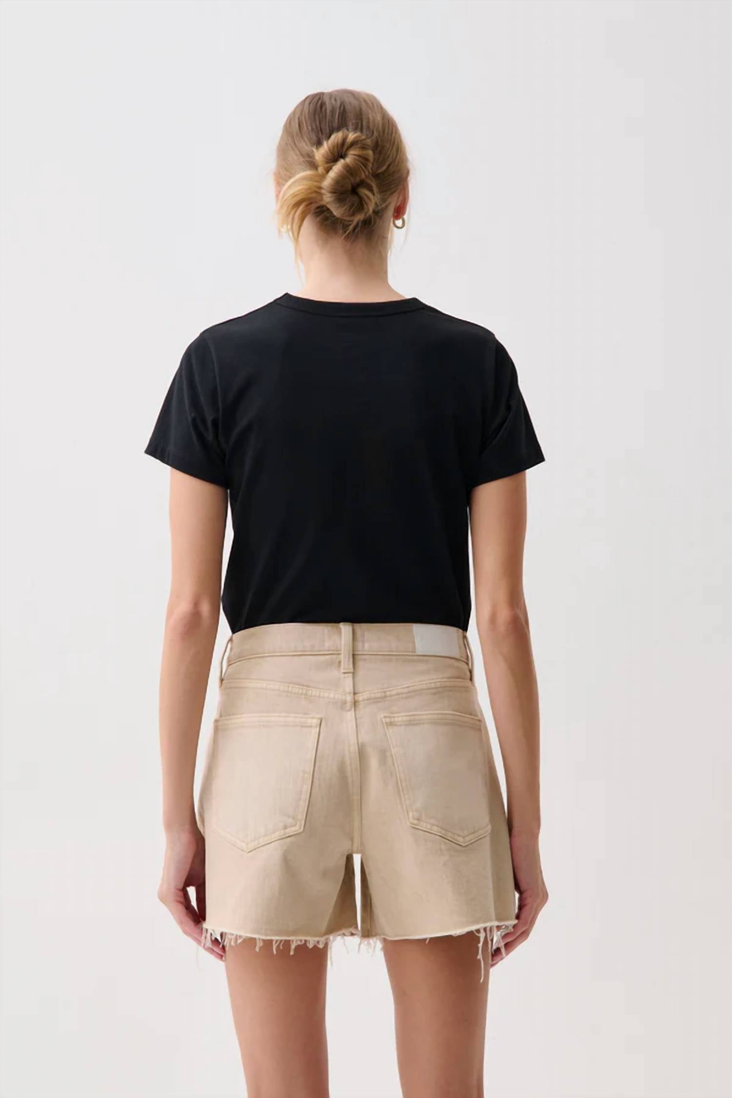 Pistola - Kennedy Mid Rise Raw Hem Shorts