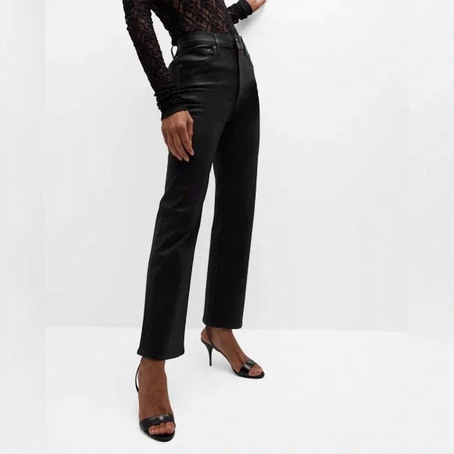 Frame - Le Sleek Straight Coated Jeans