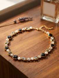 Sorrelli - Women's Cushion-cut Tennis Necklace