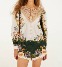 Farm Rio - Short Sleeve Blouse