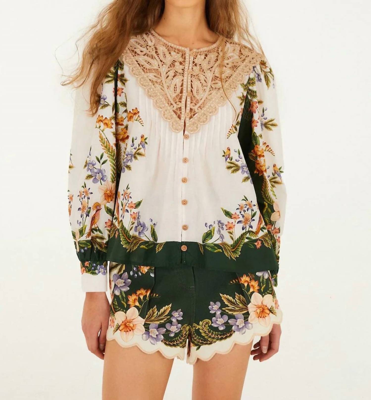Farm Rio - Short Sleeve Blouse