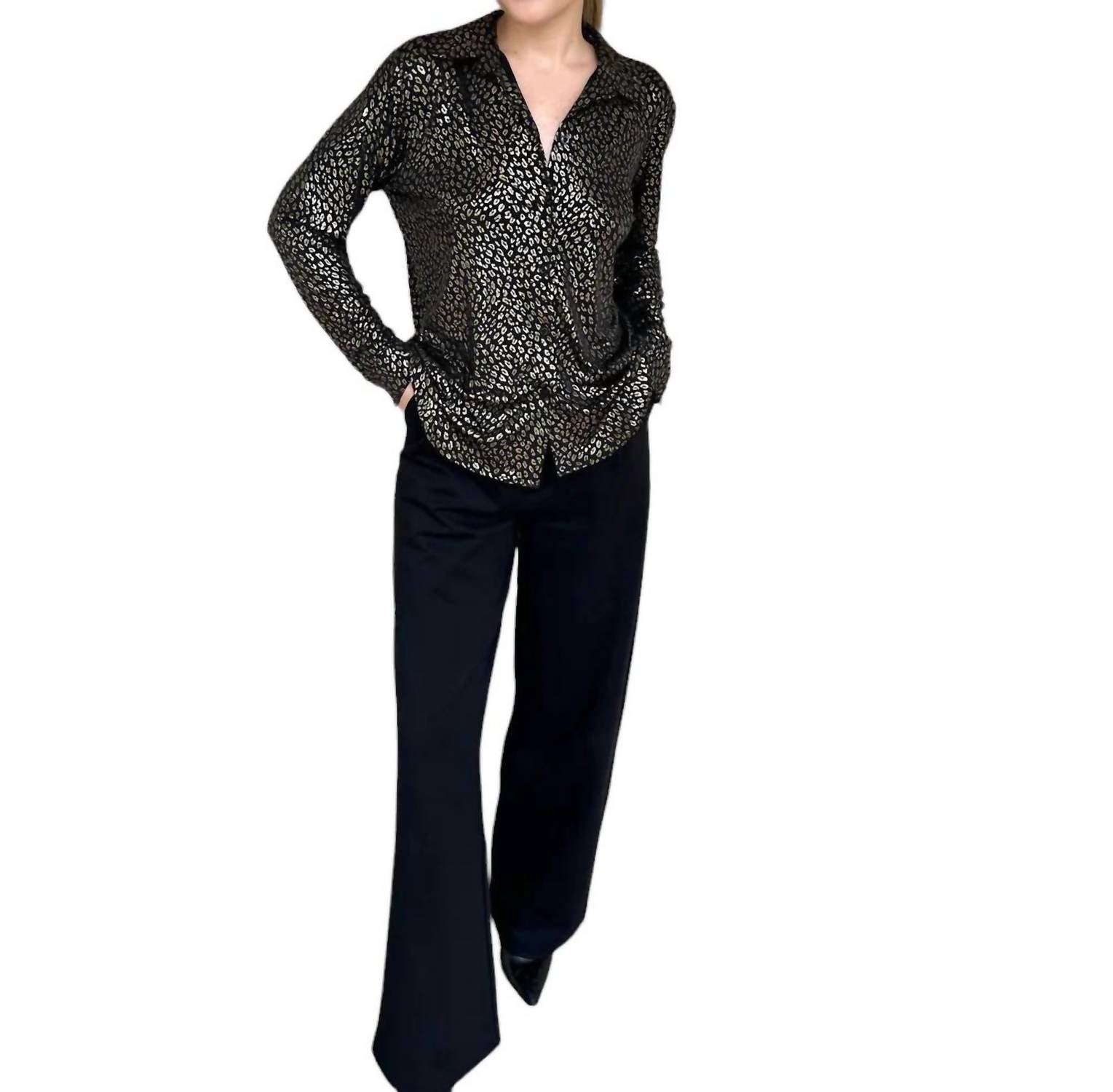 Elliott Lauren - Gold Digger Lurex Shirt