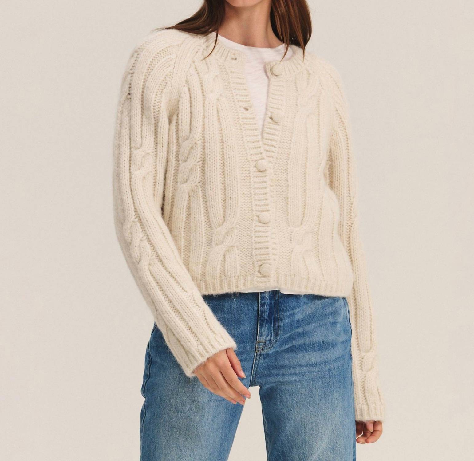 Velvet By Graham & Spencer - Alison Crewneck Cardigan