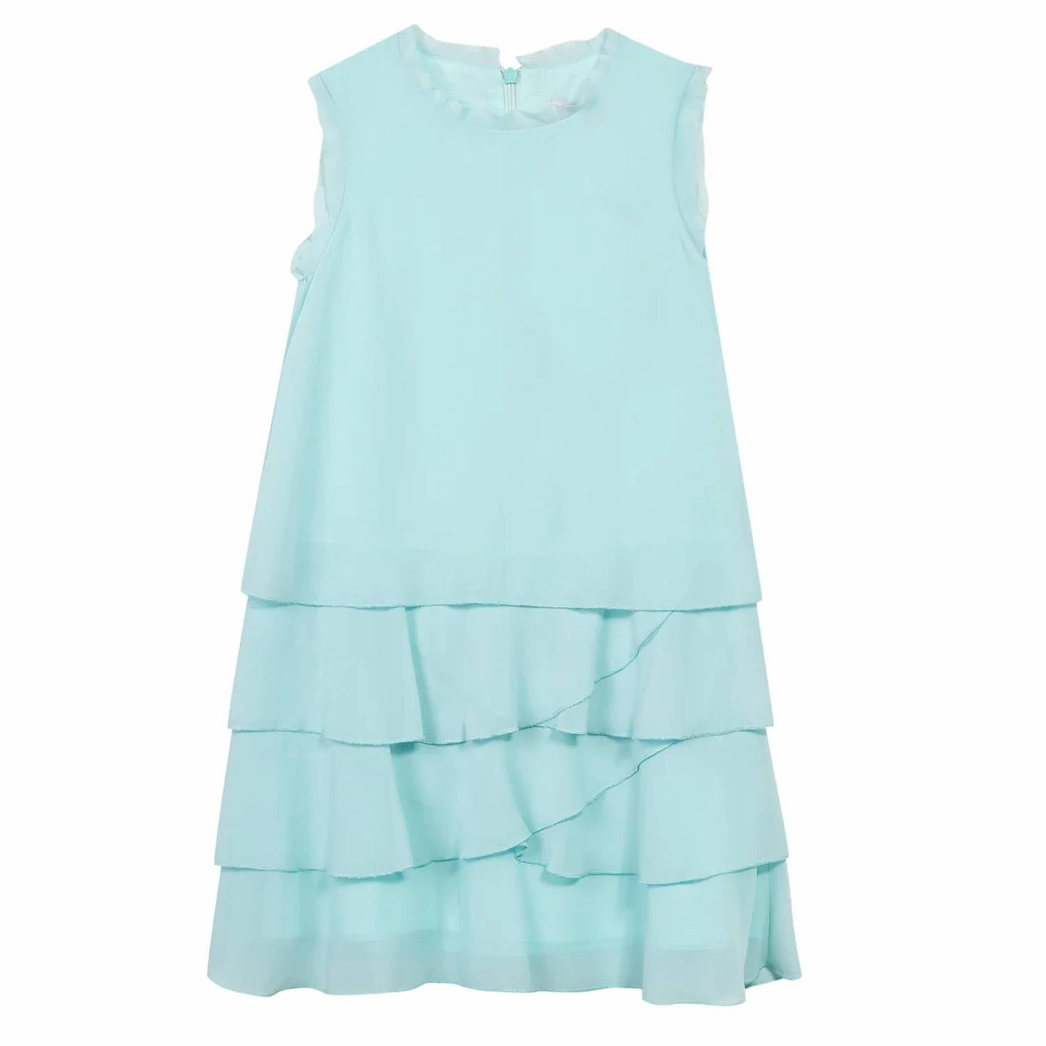 Lili Gaufrette - Girls Lima Crepe Layered Dress