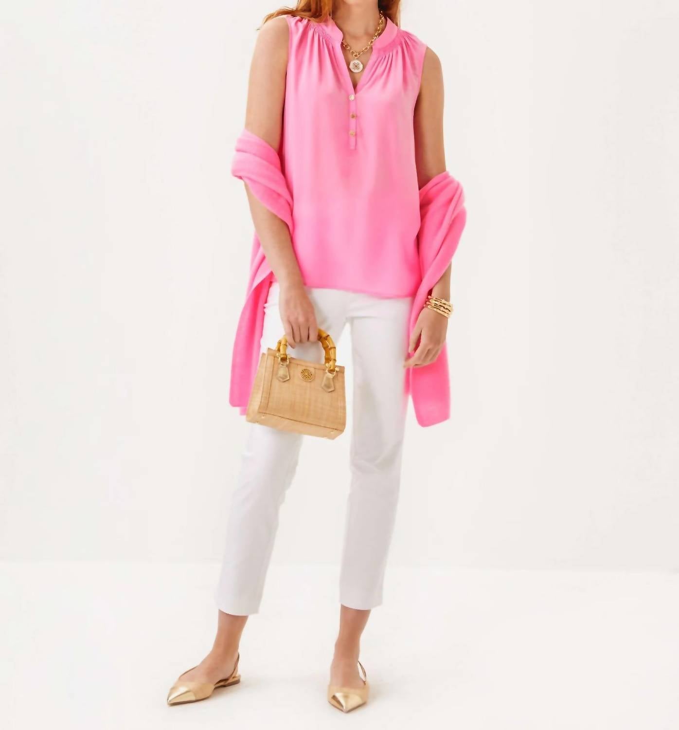 Lilly Pulitzer - Sleeveless Elsa Silk Top