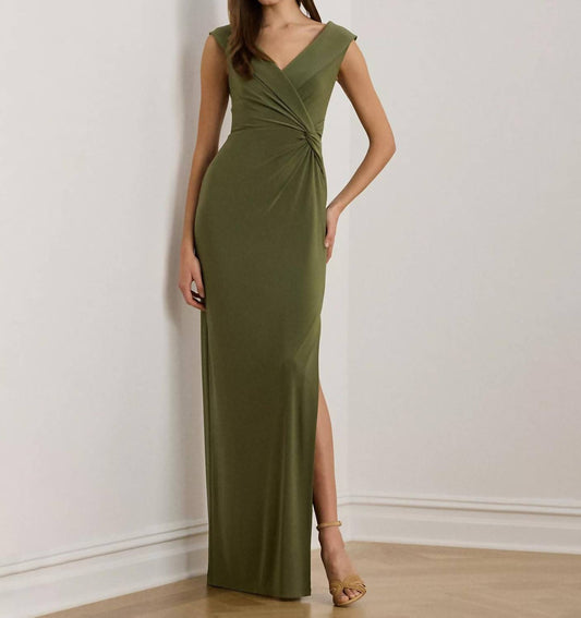Ralph Lauren - Jersey Off-the-shoulder Gown