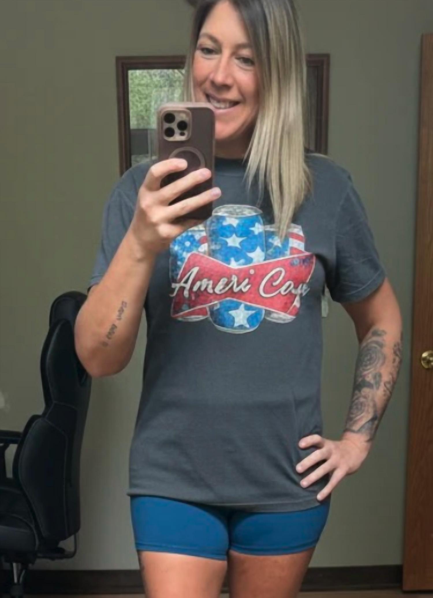 Top Notch Embroidery - Ameri-can Graphic Tee