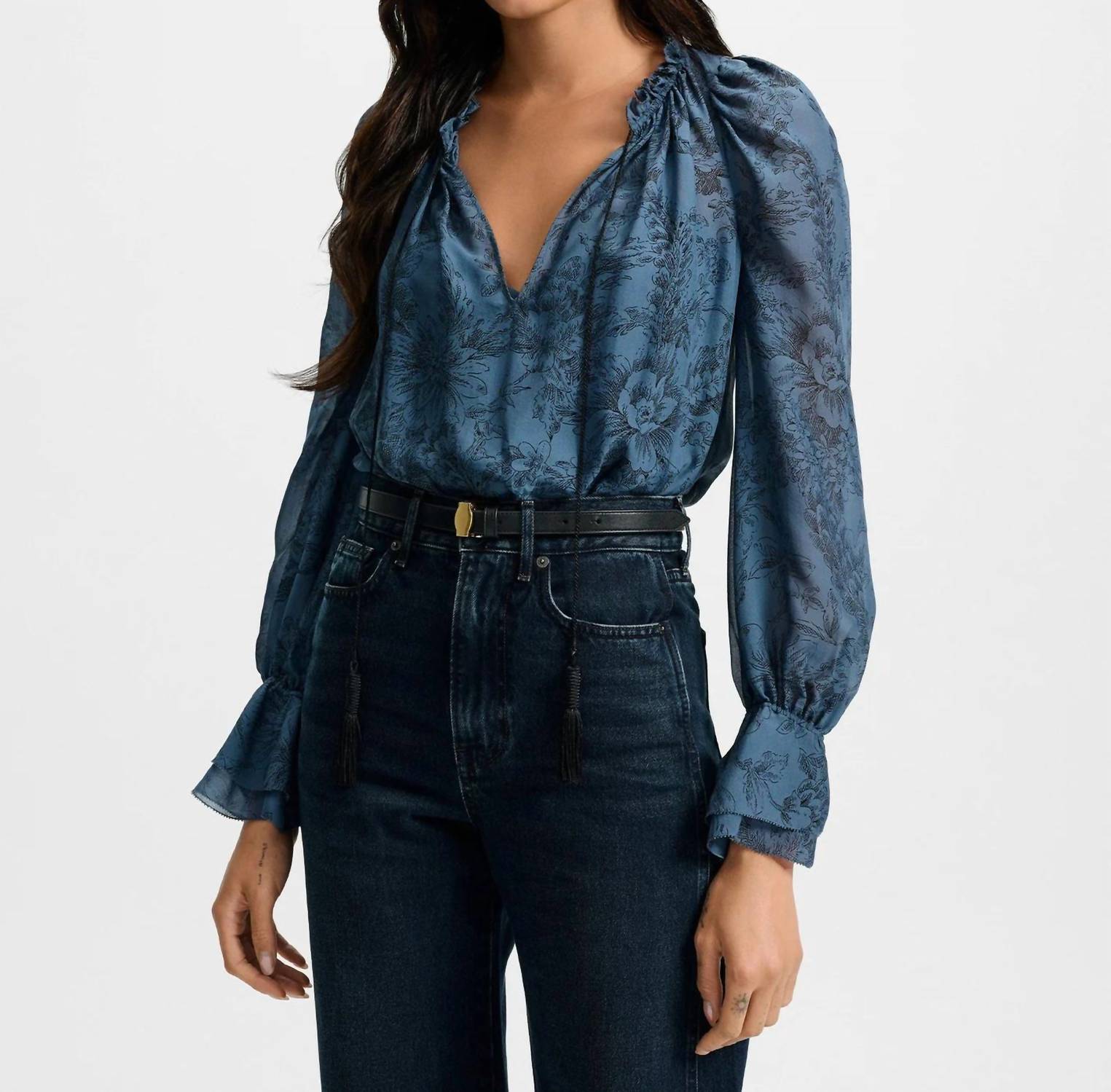 Veronica Beard - Maxime Floral Blouse