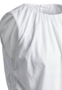 Elle Grey - Women's Tank Blouse With Drawstring Hem