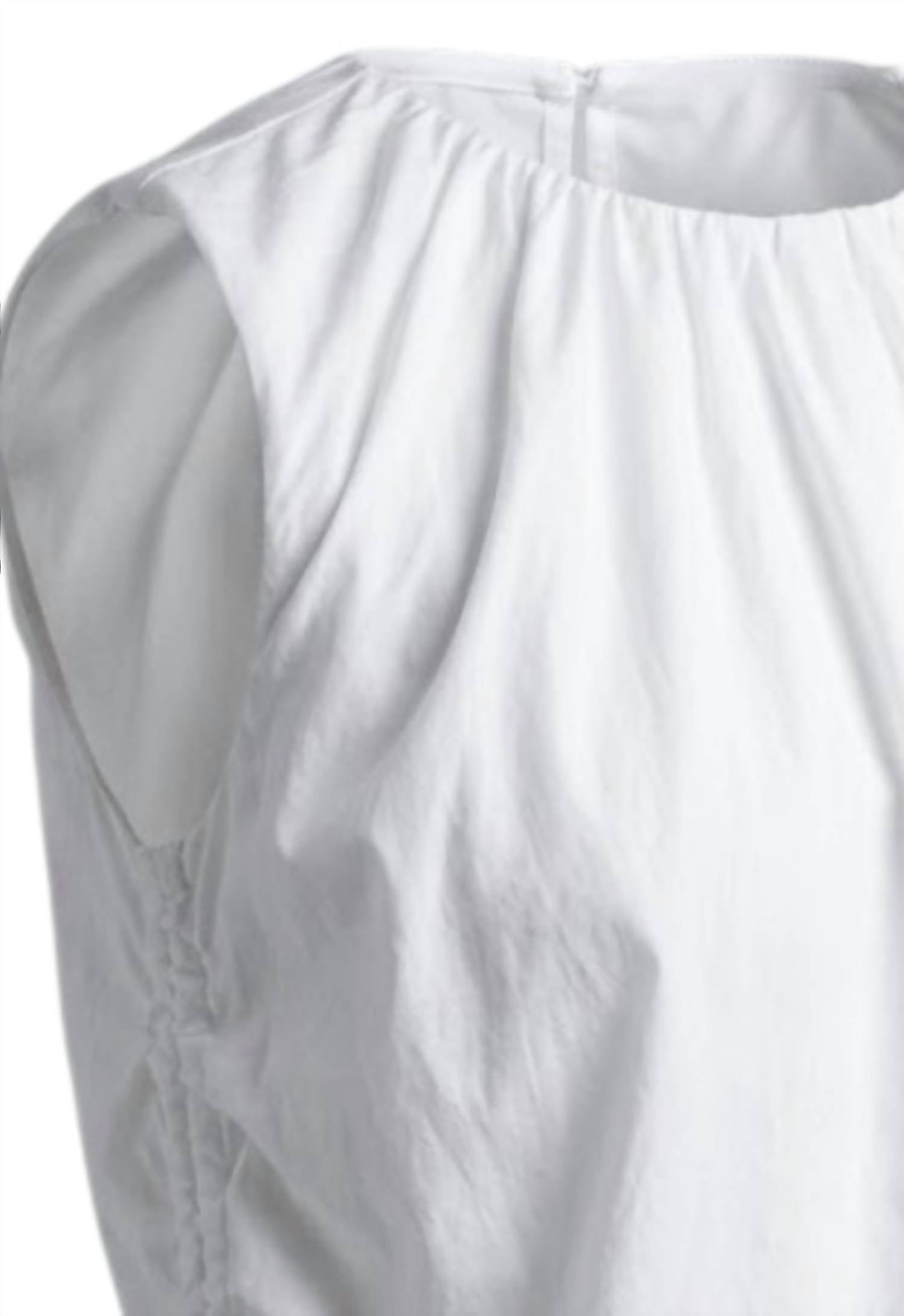 Elle Grey - Women's Tank Blouse With Drawstring Hem