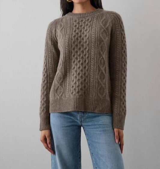 White + Warren - Cashmere Luxe Cable Crewneck Sweater