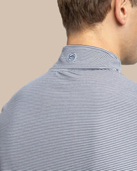 Southern Tide - Cruiser Micro-stripe Quarter-Zip Top