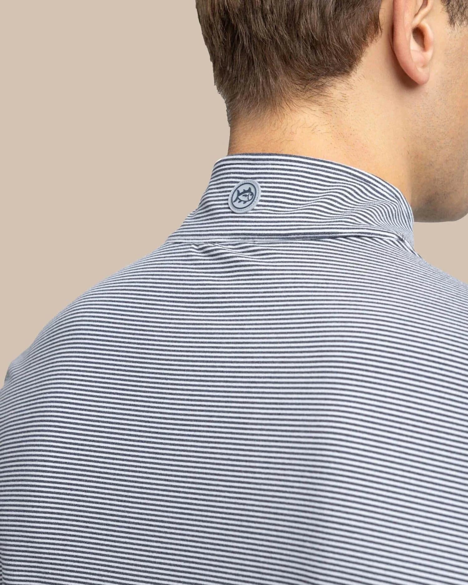 Southern Tide - Cruiser Micro-stripe Quarter-Zip Top