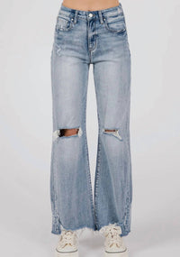Petra153 - Harper Distressed Vintage Flare Jeans