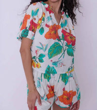 Love The Label - Dawson Puff Sleeve Cotton Top