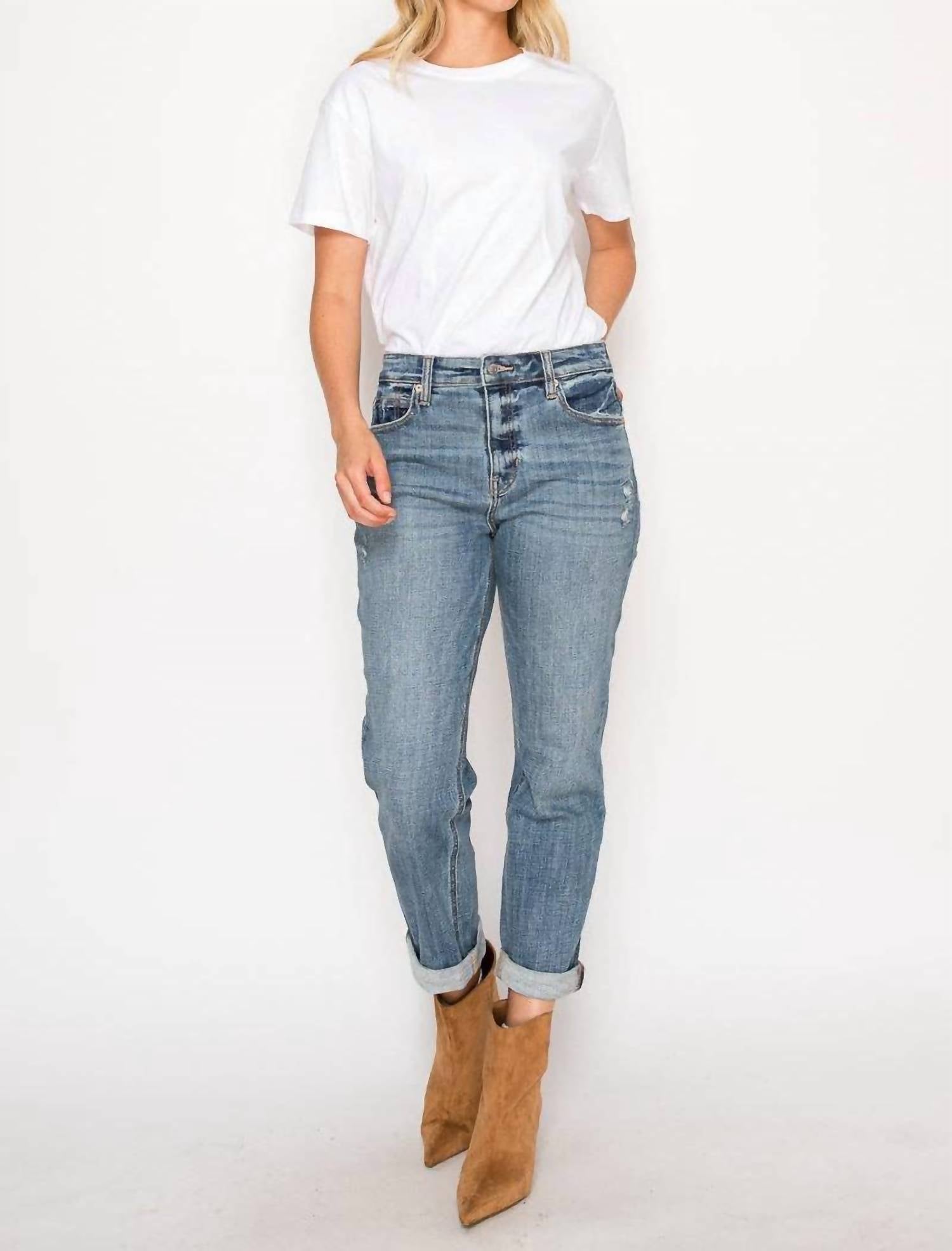 Artemis Vintage - High Rise Modern Boyfriend Jeans