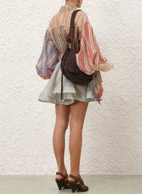 Zimmermann - Rebellion Striped Mini Dress