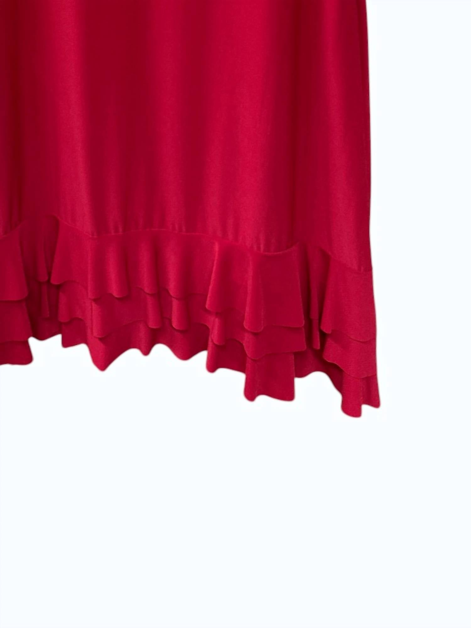 Fashque - Women's Mini Ruffle Dress