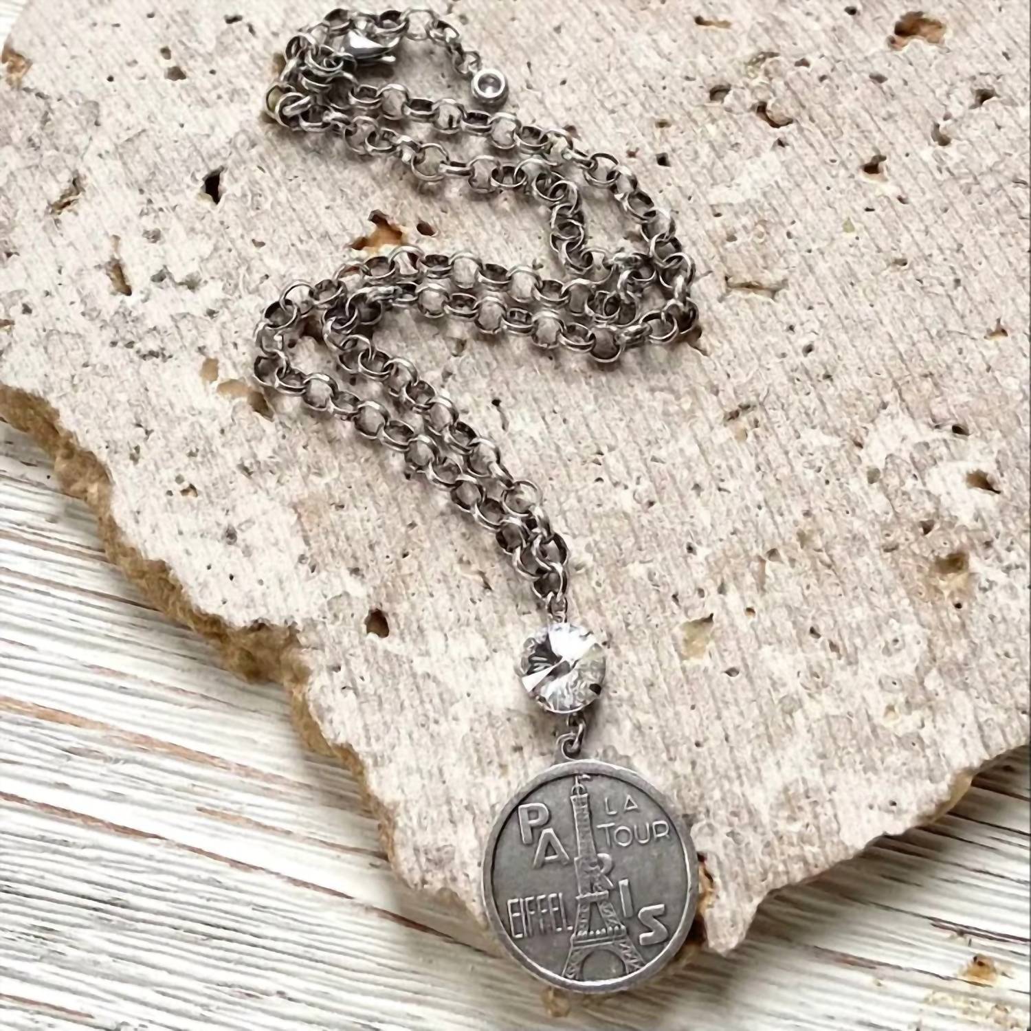 Vb & Co. - Women's Paris French Coin Necklace